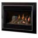 Homeflame Eminence Black & Brick Back